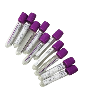 EDTA (violet) 4 ml, Lot de 10
