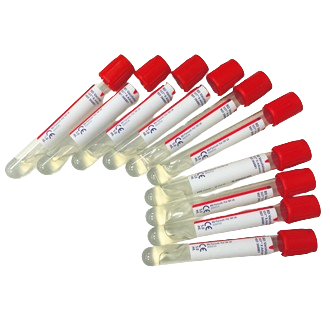 Sec + gel (long rouge) 5ml, Lot de 10