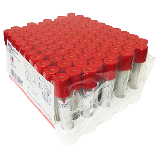 Sec + gel (court rouge) 3,5 ml. Pack de 100