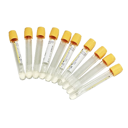 Sec + gel (long jaune) 5 ml, lot de 10