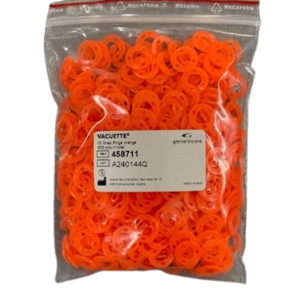 Sachet de 500 collerettes orange